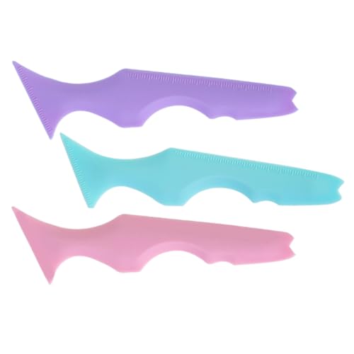 WRITWAA 3Stücke Teiliges Silikon Augenbrauenhilfe Wiederverwendbares Make Up Werkzeug Für Eyeliner Lidschatten Und Lippenstift Hilfsmittel Für Präzise von WRITWAA