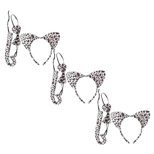 WRITWAA 3sätze Katzenohren Set Für Junge Mädchen Teiliges Cosplay Kostüm Mit Haarreif Und Fliege Für Halloween Karneval Und Partys Süßes Tierkostüm Für Jungen Und Mädchen von WRITWAA