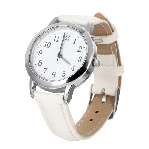 WRITWAA 3st Modische Damenuhren Wasserdicht Armbanduhr Digitaluhr Krankenschwestern Schauen Zu Abs Gießen Betrachten Freizeit Ultraflache Uhren Quadratische Uhren Für Frauen Weiß Pu von WRITWAA