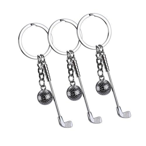 WRITWAA 3stücke Schlüsselanhänger Aus Golf-schlüsselanhänger Für Schlüssel Anhänger Für Handtasche Autoschlüssel Kleinigkeiten von WRITWAA