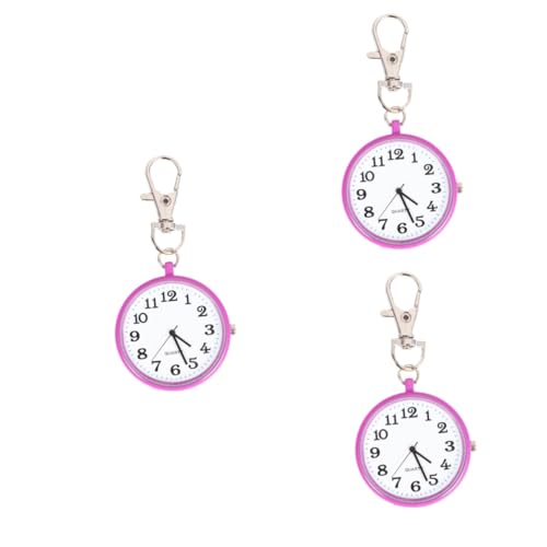 WRITWAA 3st Taschenuhr Betrachten Halskette Für Taschenschlüsselkette Uhrenanhänger Armbanduhren Zahlenkette Digitaluhr Für Herren Stethoskop-Halskette Quarz Halskette Ansteckuhr Herrenuhr von WRITWAA