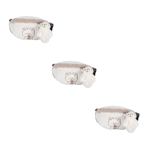 WRITWAA 3stücke Bärchen-Muster Bauchtasche Modische Gürteltasche Für Damen Praktische Fanny Pack Für Shopping Reisen Und Freizeit Weiße Umhängetasche Mit Bärchen- von WRITWAA