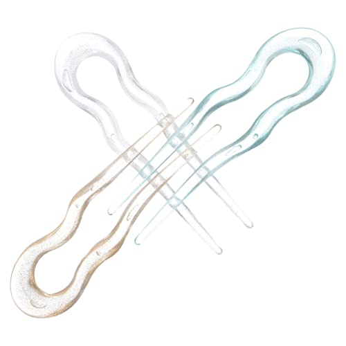 WRITWAA 3stücke Haargabeln Französisch U-förmig Für Damen Dutts Haarstäbe Minimalistisch Leicht Für Dünnes Dickes Haar Haarschmuck von WRITWAA