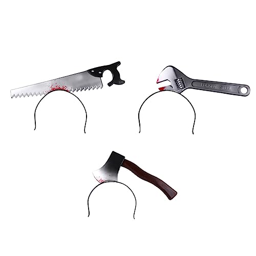 WRITWAA 3stücke Halloween Streich Requisiten Maskerade Werkzeug Dekore Kopf Zubehör Aus Kunststoff Für Partyatmosphäre Cosplay-requisiten Und Auftritte von WRITWAA