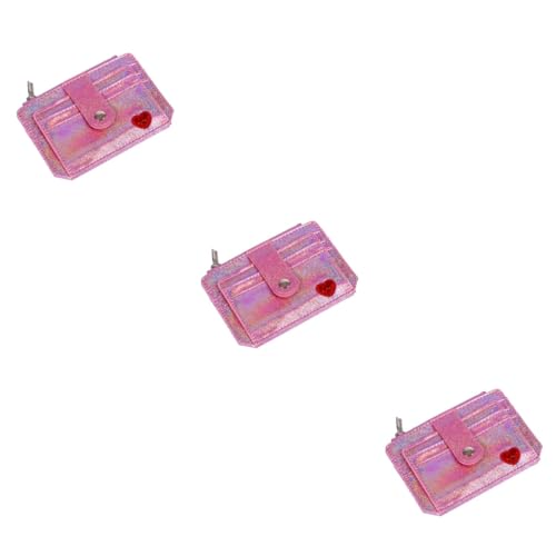 WRITWAA 3stücke Holografische Pu-Leder Damen Geldbörse Modische Handtasche Mit Reißverschluss Und Fächern Für Bankkarten Bargeld Und Münzen von WRITWAA