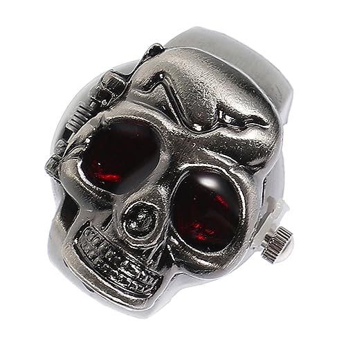 WRITWAA 3stücke Mini Retro Uhr Für Und Frauen Kreative Faltbare Fingeruhr Einzigartiges Schmuckstück Für Halloween Geburtstage Und Jubiläen Verstellbar von WRITWAA