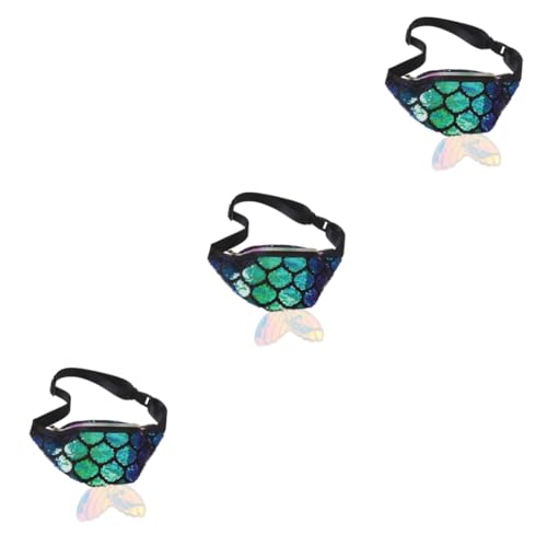 WRITWAA 3stücke Outdoor Bauchtasche Mit Pailletten Sportliche Gürteltasche Für Jogging Wandern Camping Leichte Geräumige Umhängetasche Für Damen Und Herren Hands Design Für von WRITWAA