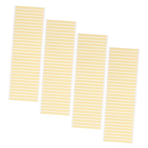 WRITWAA 4blätter -Klebestreifen Für Uhrenreparatur Doppelseitiges Klebeband Aufkleber Für Zifferblätter Reparaturzubehör Klebrig Haltbar Einfach Zu Befestigen von WRITWAA