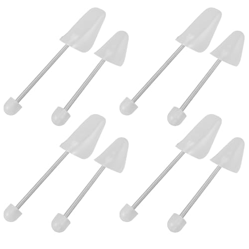 WRITWAA 4 Paar Universal-Schuhspanner: Gefederter Schuhspanner für Damen und Herren – Kunststoff-Formeinsätze zur Formerhaltung von WRITWAA