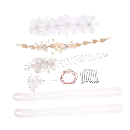 WRITWAA 4sätze Blumen Stirnband Für Mädchen Blumenmädchen Haarband Party Kopfschmuck Für Hochzeit Geburtstag Foto Requisiten von WRITWAA