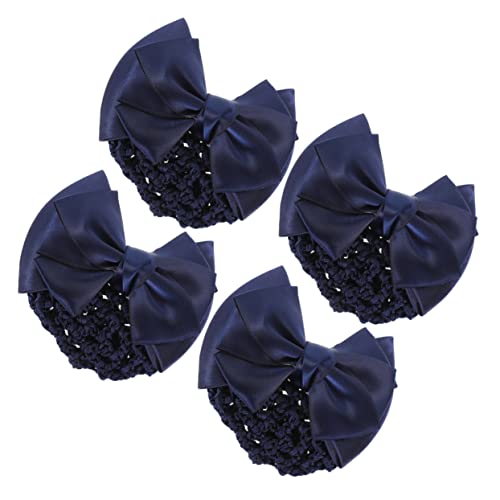 WRITWAA 4 Stck. Haarnetz Clips für Damen Haarklammern mit Schleifen Design für Dutt und Frisuren Vielseitig Einsetzbar Besondere Anlässe von WRITWAA