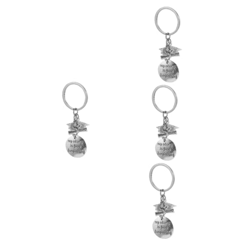 WRITWAA 4 Stücke 2023 Graduation Schlüsselbund Schlüsselbund Lanyard Sattel Für Tasche Rucksack Decor von WRITWAA