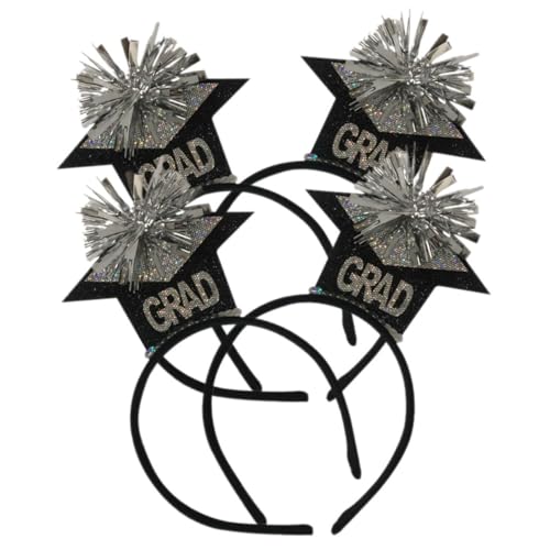 WRITWAA 4stücke Stirnband Zum Schulabschluss Haarreif Für Abschlussfeier Haarschmuck Für Abschluss Party Dekoration Für Abschluss Für von WRITWAA