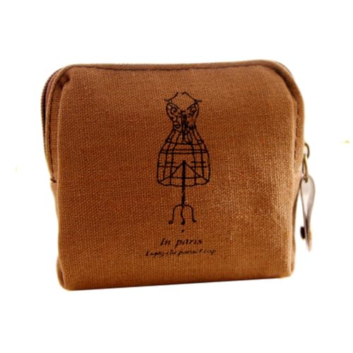 WRITWAA 4stücke Vintage Canvas Münzgeldbörse Für Frauen Retro Mini Geldbeutel Für Alltag Passend Für Schul Und Einkaufstaschen Aus Strapazierfähigem Material Verschiedenen Designs von WRITWAA