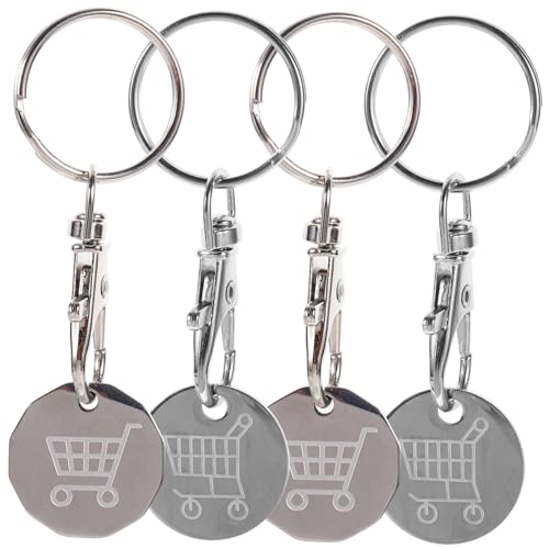 WRITWAA Einkaufswagenchip-schlüsselanhänger Ornament Edelstahl Einkaufswagenchip-schlüsselanhänger WRITWAA Einkaufswagenchip-schlüsselanhänger Ornament Edelstahl Einkaufswagenchip-schlüsselanhänger von WRITWAA