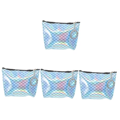 WRITWAA 4stücke Kleine Damen Geldbörse Aus Pu-Leder Mit Reißverschluss Kreatives Design Stilvolle Handtasche Für Bankkarten Münzen Und Mehr Für Alltag Und Reisen von WRITWAA