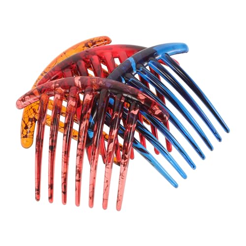 WRITWAA 4stücke Haarkämmchen Für Dekorative Drehkämmchen Minimalistische Seitenkämmchen Haarspangen Aus Kunststoff Für Damen Kleine Haarkämme Für Hochsteckfrisuren WRITWAA 4stücke Haarkämmchen Für Dekorative Drehkämmchen Minimalistische Seitenkämmchen Haarspangen Aus Kunststoff Für Damen Kleine Haarkämme Für Hochsteckfrisuren von WRITWAA