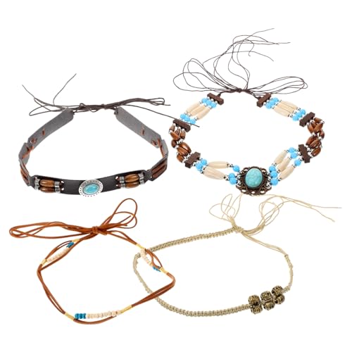 WRITWAA 4 Stücke Hutbänder Für Stroh Strand Sonne Frauen Männer Unisex Hüte Dekorative Riemen von WRITWAA