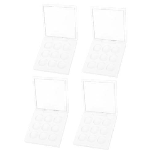 WRITWAA 4 Stück Kosmetik Aufbewahrungsbox Leere Lidschatten und Container für Make Up Organizer für Schminke für Individuelles Styling von WRITWAA