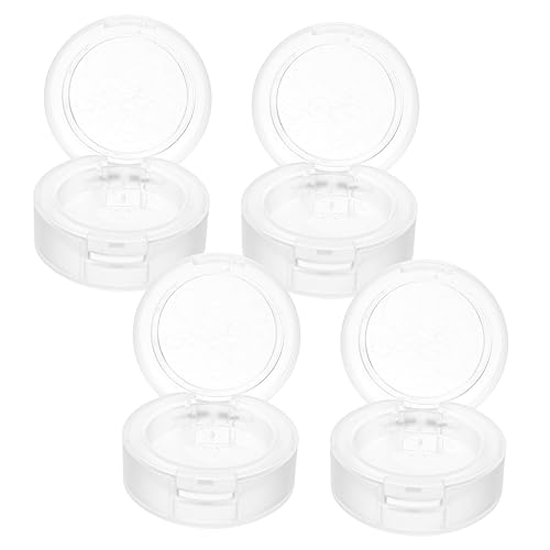 WRITWAA 4stücke Runde Leere Lidschattenpfannen Leere Kosmetikbehälter Aus Kunststoff Für Lidschatten Selbstgemachte Kosmetikpaletten Für Frauen Und Mädchen von WRITWAA