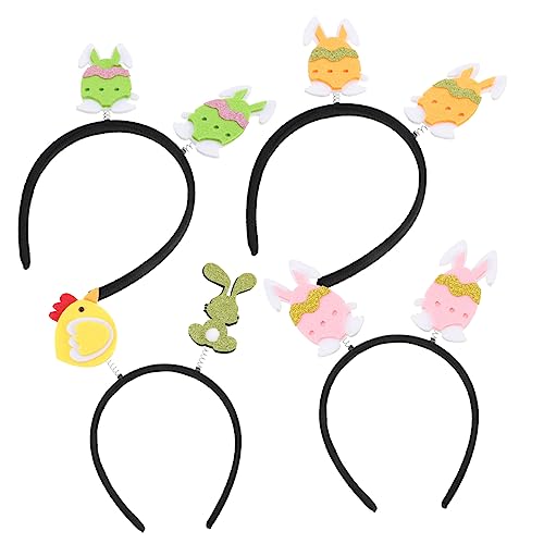WRITWAA -stirnbänder 4er-pack Cartoon-stirnband Ostereier Stilvolle Und Bequeme Haarspangen von WRITWAA