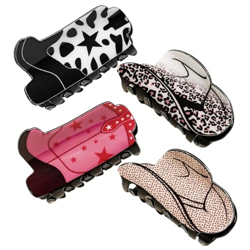 WRITWAA 4stücke Haarklammern Für Frauen Mittelgroße Klammern Für Dickes Haar Dekorative Haarspangen Rutschfeste Haarhalter Vielseitig Einsetzbar Für Tägliche Bedürfnisse von WRITWAA