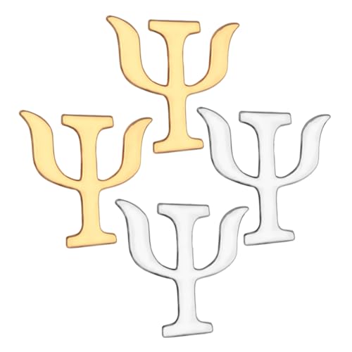 WRITWAA 4 Stück Psychologie Broschen Teilig Vintage Anstecknadeln aus Gold Silber Modische Kleidung Accessoires für Jacken Mäntel Taschen Schals Stilvolle Anstecker für Damen und Herren WRITWAA 4 Stück Psychologie Broschen Teilig Vintage Anstecknadeln aus Gold Silber Modische Kleidung Accessoires für Jacken Mäntel Taschen Schals Stilvolle Anstecker für Damen und Herren von WRITWAA