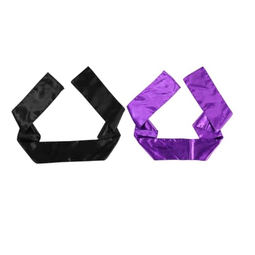 WRITWAA 4 Stück Satin Haarband Kopfbedeckung für Damen Rutschfeste Haarwraps für Sport und Make Up und Atmungsaktiv von WRITWAA