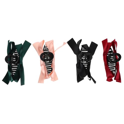 WRITWAA 4stücke Rutschfeste Metallhaarnadeln Mit Schleife Haarschmuck Für Mädchengeburtstagsfeiern Süße Haarspangen Für Frauen Und Kleinkinder von WRITWAA