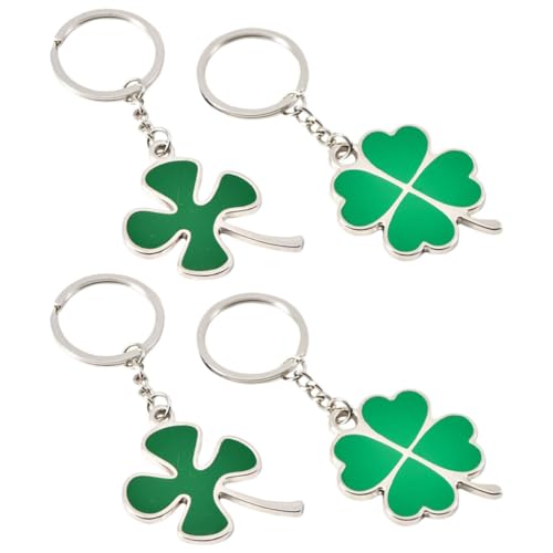 WRITWAA Schlüsselanhänger Mit Vier Blättern Dekorative Schlüsselanhänger Aus Metall Für Jungen Und Mädchen Im Alter Von von WRITWAA