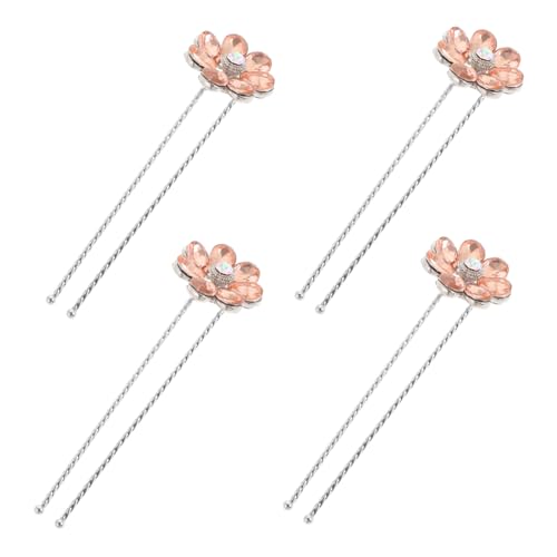 WRITWAA 4 Stück Strass Haarnadeln Hochzeits Haarschmuck Für Bräute Party Haarnadeln Für Frauen Hochzeit Junggesellinnenabschied Brautjungfer Braut Haarschmuck Für Frauen Hochzeits von WRITWAA