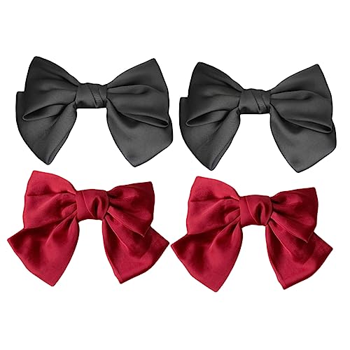 WRITWAA 4stücke Schleifen Haarspangen Damen Haarclips Schleifen Haarspangen Frauen Kopfbedeckung Accessoires Für Mädchen Und Frauen von WRITWAA