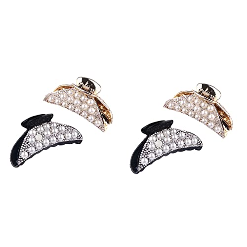 WRITWAA 4stücke Damen Haarclip Clips Modern Haar Clip Strass Perle Haar Für Frauen Und Mädchen von WRITWAA