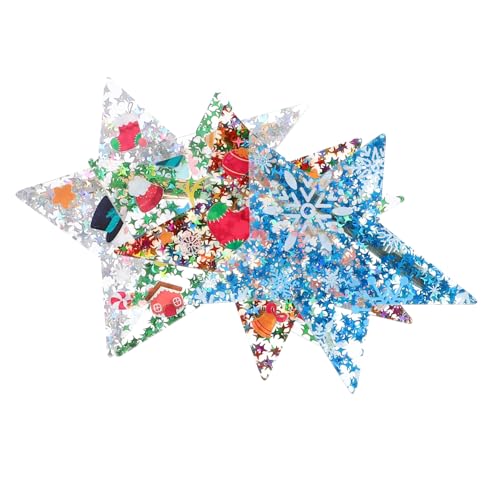 WRITWAA 4 Stück Teiliges Weihnachts Haarclips Sternform Stabile und Haarspangen für Damen Festliche Haarschmuck Barette für Sicheren und Stilvolle Weihnachtsfrisuren von WRITWAA