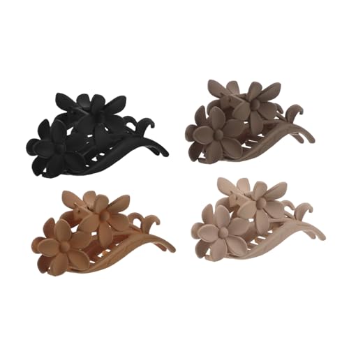 WRITWAA 4 Stück Vintage Haarnadel Haarschmuck für Damen Krallenclips Blume Blumenkrallenklammern floral hair clip Haarklauenklammern matte Blumenhaarspangen tropische Haarspangen Plastik WRITWAA 4 Stück Vintage Haarnadel Haarschmuck für Damen Krallenclips Blume Blumenkrallenklammern floral hair clip Haarklauenklammern matte Blumenhaarspangen tropische Haarspangen Plastik von WRITWAA