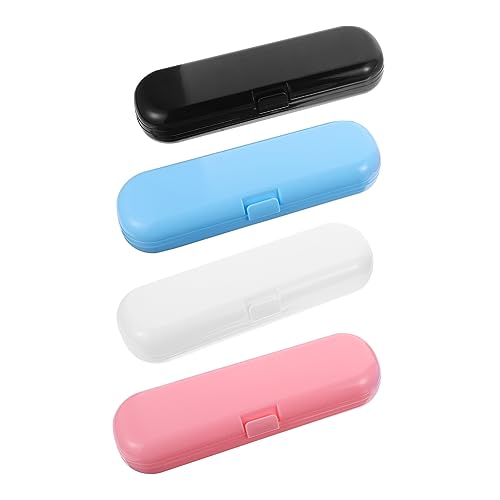 WRITWAA 4stücke Halter Für Elektrische Zahnbürsten Zahnbürstenbox Mit Schnalle Etui Für Elektrische Im Freien -Organizer behälter Kreativ Und von WRITWAA