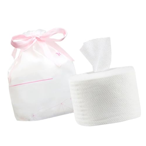 WRITWAA 40 Stück Einweg Gesichtsreinigungstücher Dual Use Handtücher für Sanfte Makeup aus Baumwolle für Hauttypen Reisen und Unterwegs von WRITWAA