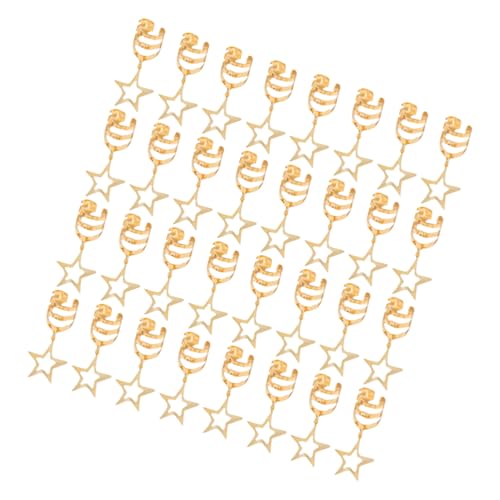 WRITWAA 40 Stück Hohle Fünfzackige Stern Haarzöpfe Haarschmuck Manschetten Metalllegierung Perlen Dreadlock Zöpfe Anhänger Clip Für Frauen Mädchen Zubehör Golden WRITWAA 40 Stück Hohle Fünfzackige Stern Haarzöpfe Haarschmuck Manschetten Metalllegierung Perlen Dreadlock Zöpfe Anhänger Clip Für Frauen Mädchen Zubehör Golden von WRITWAA