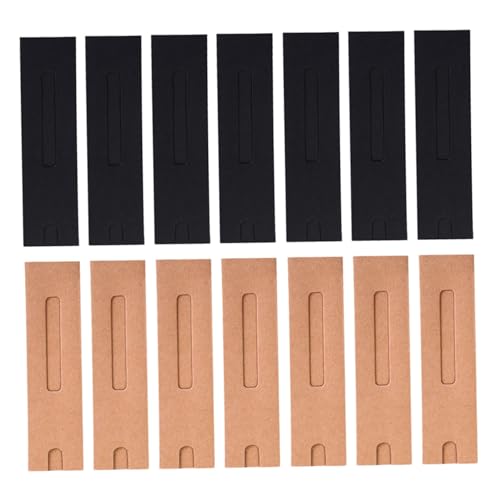 WRITWAA 40 Stück Teiliges Stifthüllen Kraftpapier mit Sichtfenster Einzelner Stiftpapierhalter Robustes Papier etui für Schule Büro Schüler und Büroangestellte Praktische von WRITWAA