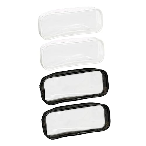 WRITWAA 4stücke wasserdichte Transparente Kosmetiktasche Tragbare Aufbewahrungstasche Für Tägliche Toilettenartikel Organizer Für Schreibwaren Und Utensilien Langlebig Und Praktisch von WRITWAA