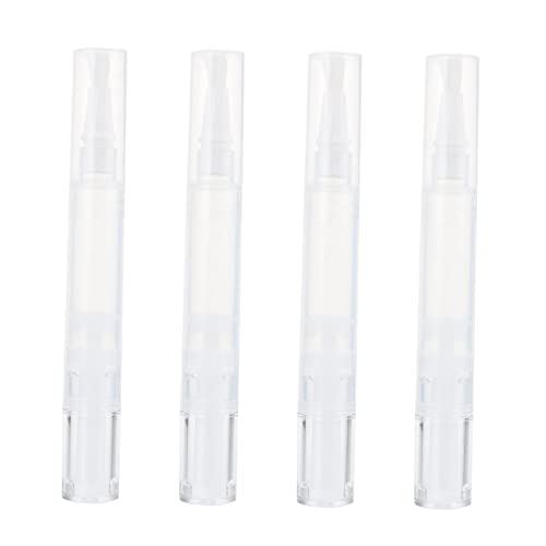 WRITWAA 4stücke Rotary Leere Lip Öl Stifte Lip Gloss Rohre Concealer Leere Spender Lipglossflaschen Pinsel von WRITWAA