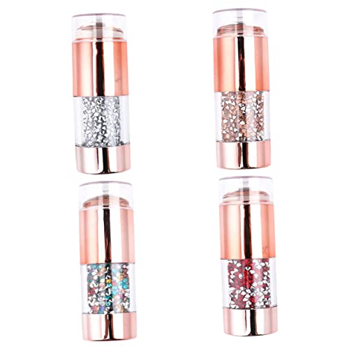WRITWAA 4stücke Stempel Nägel Mit Glänzendem Strass Maniküre Kit Für Nail Art Stamping Tool Geeignet Für Nägel Und Designs Zum Selbermachen von WRITWAA