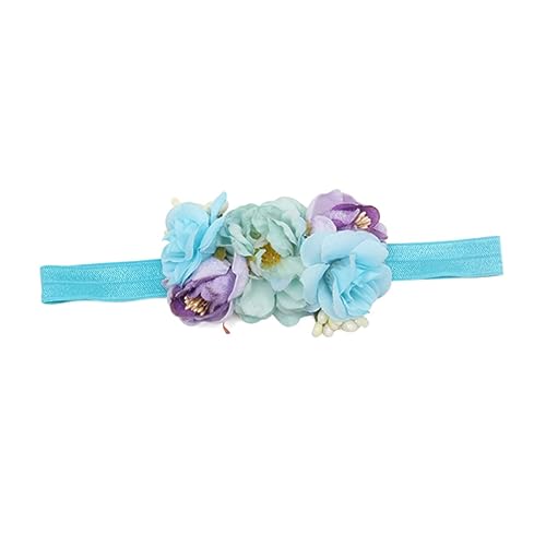 WRITWAA 4stücke Junge Mädchen Stirnbänder Stoffblumen Elastisch Kopftuch Fotorequisiten Kopfbedeckung Haaraccessoires Schneeblau WRITWAA 4stücke Junge Mädchen Stirnbänder Stoffblumen Elastisch Kopftuch Fotorequisiten Kopfbedeckung Haaraccessoires Schneeblau von WRITWAA