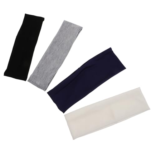 WRITWAA 4stücke Sport Stirnbänder Für Herren Und Damen Atmungsaktive Rutschfeste Schweißbänder Für Yoga Laufen Und Fitness von WRITWAA