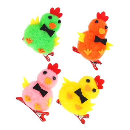 WRITWAA 4stücke Süße Küken Haarspangen Seitliche Haarspangen Haar Accessoires Dekor Für Junge Mädchen Party Geburtstag Ostern von WRITWAA