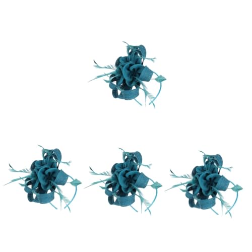 WRITWAA 4stücke Teeparty Hut Damen Haarreif Jahre Fascinator Kopfschmuck Für Hochzeiten Partys Feste Elegantes Design Mit Feder Leicht Und Vielseitig Für Besondere Anlässe von WRITWAA