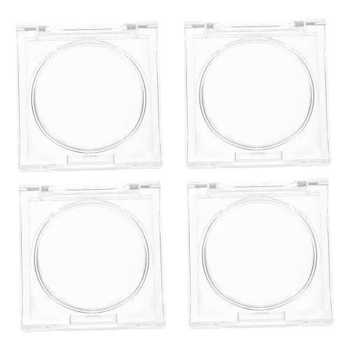 WRITWAA 4stücke Teiliges Leere Kosmetikbehälter Für Blush Und Lidschatten Transparente Aufbewahrungsbox Für -make-up Und Leicht Für Und Kreative Anwendungen von WRITWAA