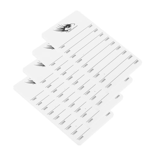 WRITWAA 4stücke Wimpern Palette Aus Acryl Wimperntablett-organizer Mit Kamelienblütenelementen Wimpernverlängerungspalette Mit Stabiler Basis Werkzeug Für Falsche Wimpern Zum Pfropfen von WRITWAA