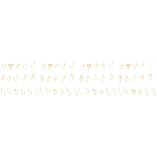 WRITWAA 5 Sätze Falsches Nasenring-set Nasenringe Für Frauen Nasenmanschette Nicht Durchdringende Nasenringe Nasenschmuck Nasenringe Gold Golden Rostfreier Stahl 16 Stück * 5 WRITWAA 5 Sätze Falsches Nasenring-set Nasenringe Für Frauen Nasenmanschette Nicht Durchdringende Nasenringe Nasenschmuck Nasenringe Gold Golden Rostfreier Stahl 16 Stück * 5 von WRITWAA