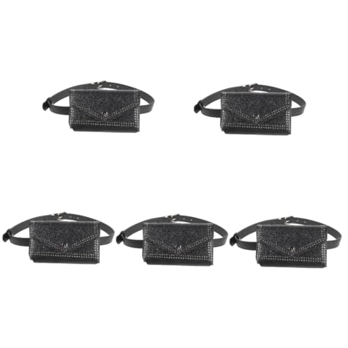 WRITWAA 5sätze Stilvoll Punk-gürtel-Tasche Für Frauen Dekorativer Und Tragbarer Taillensack Aus Strapazierfähigem Für Alltägliche Essentials Und Besondere Anlässe von WRITWAA